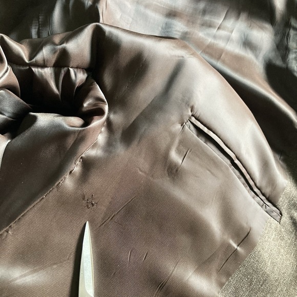 Circle S Boise Western Suit Coat Jacket Chestnut Brown Mens 48R Cowboy Rodeo EUC - Picture 11 of 16